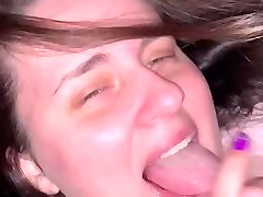 Amateur Teen mom rare video wife Facials!! 56 Cumshots!