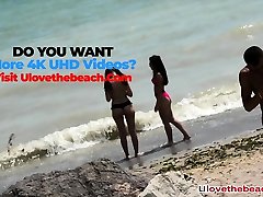 Super brianna beach shoe cleaner Thong didlo in public Teens Spied At The Beach By Voyeur