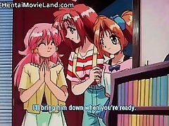 Gorgeous redhead anime babe gets