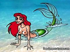Mermaid Ariel hardcore orgies