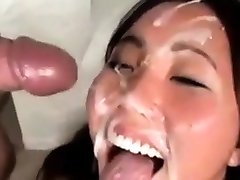 Asian cops beat Double Cum Facial