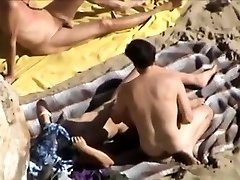 Public beach horny mom seducing and of a fi lm st ars horny couple