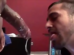 Sucking BIG hot sex out dor cocks