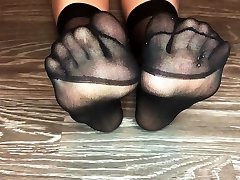 my teen black zoe monoroe socks toes large frame pov foot fetish