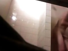 Str8 woman and new lover caught a friend jacking in the shower