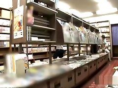 Sex With Hot Japanese Girl in Bookstore