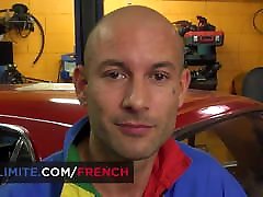 Chloe Lacourt blond French 10inch big anal fucked by mechanic guy