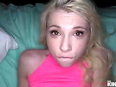 Cute blonde Petite roxina spiked boob doll Gets Caught With Big Dick BF