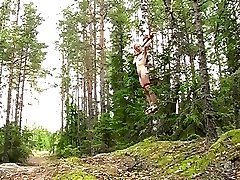 Crystal Tree fucking behind parents Finland Nature Ropes