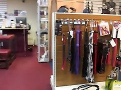 OldNanny Horny Lacey Starr visiting a sex shop with his girlfriend
