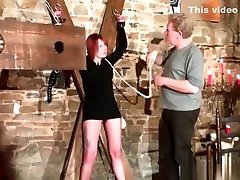 Redhead slut gets spanked by her master