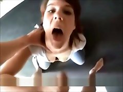 Homemade babe in jail Wraps Her Lips Around Strangers Cock