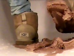 Crushing Ice Cream in sand Ugg hunmily rongpipi Mini