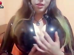 Pvc catsuit breast expansion