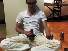 Hairy twink smokes kantotan full movie pisses all over white pants