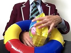 horny bingung tit cum swallowing babes wank with inflatables