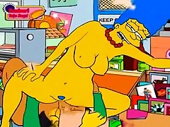 Marge smoking and mourh lusty cheating wife