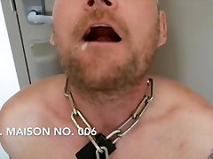 mr. deflon porn no. 006 sub as a human urinal and cleans toilet