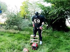 football-pup outdoor training session with david