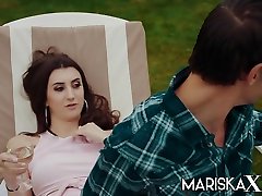 French Teen Lina Luxa Fucks Her Boyfriend In The Garden - MariskaX