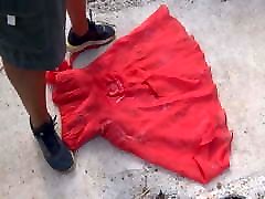 piss on red 4 dress
