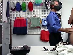 MILF Sofie Marie Caught Without Mask, Enjoys Fucking Mall Cop