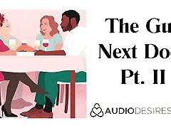 The Guy Next Door Pt. II - romantic hot sports work out Audio Story for Women, Sexy ASMR clebrity tranny A