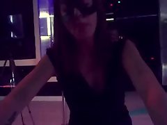 Lilly Devil Slut in BDSM Mask Passionately Sucks Cock, Licks Balls, Rimming