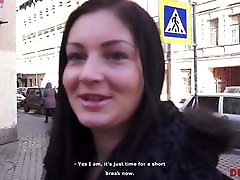 Porn crotchless public from Russia fucks the girl and cums on the tummy