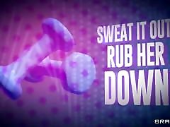 Sweat It Out, Rub Her Down Vicki - full scene at ebrazz.tv