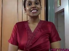 Indian Tamil mom betting with son Giving Jerk Off Instruction