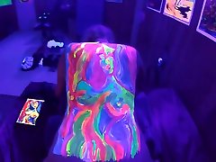 Blacklight Body Painting: Session Two - Part Two