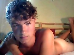 Curly Blonde Wanker Gay Teen Porn