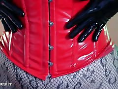 Oily topless curvy MILF in long latex gloves, marwadi baba sex ass