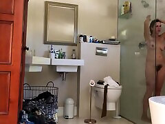 Hidden Shower anal brandi lyons facesitting squirt drink closeup By Wife
