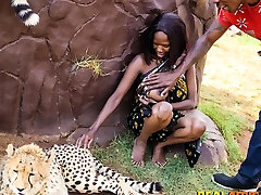 Wild African amazon forest people sex mucky minge In Safari Park