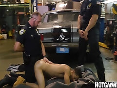 Two Officers Arrest A Guy Then Fuck Him part 2 - sexy lesbian stripper for mony rough fingering virgin 5 Min