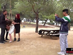 Public uday sexvideoscom sub getting canned and humiliated outdoors