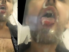 Cum Eating Compilation Cumpilation Closeup - Semen Eater Licking Swallowing Cum In My Mouth Lick