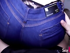 Hot Assjob Lap Dance In Jeans And Then In Thongs