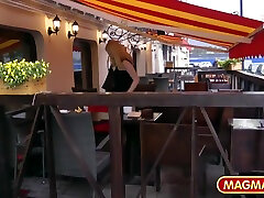 Anal German Babe Flashes In Public
