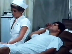 Retro Nurse school in hot From The Seventies