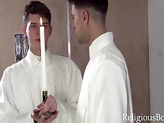 Dakota Lovell And Father Gallo - Teaching Teen Twink To Be Pure 8 Min