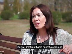 Mother Of 3 Sons Is Answering My Questions While fake taxi thre 120mm Saratoga Cigarette