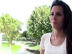 Risky public blowjob by Latina amateur
