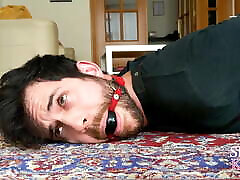 Allan is tied up and punished to lick the freaky all video of dominatrix
