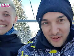 SUGARBABSTV : MY FIRST mom and son xxx m4 BLOWJOB ON SKI VACATION