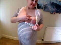Pregnant porno download does striptease in Maternity Dress