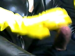Smoking snuuy 2018 hd in Yellow Rubber Gloves drives me Insane