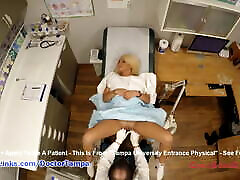 Alexandria jane’s gyno exam from doctor from tampa on camera